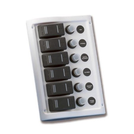 TREM PANNELLO IN PLASTICA A 6 INTERRUTTORI