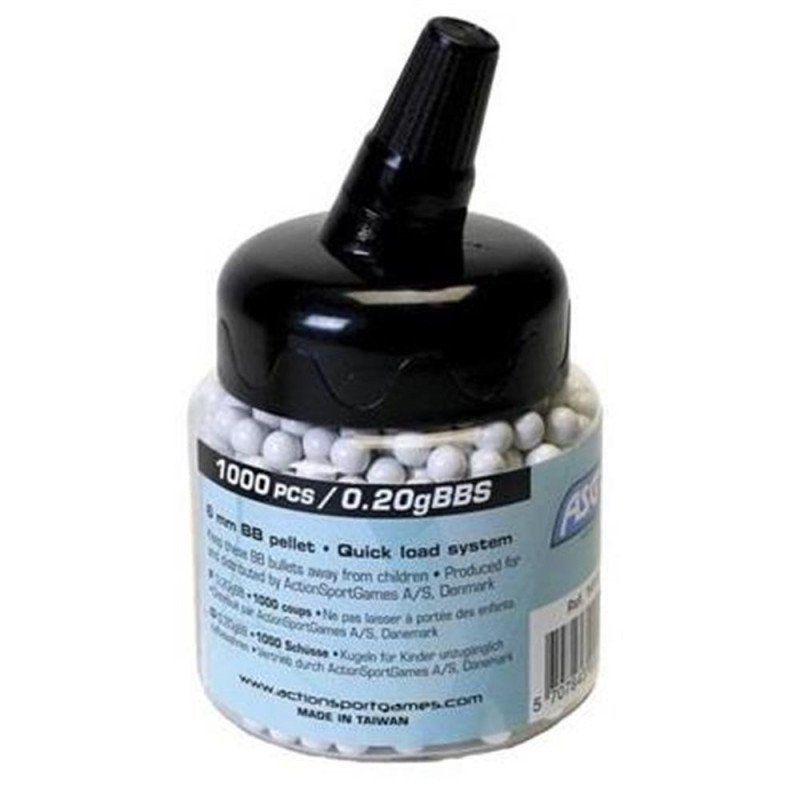 ASG BIBERON CON 1000 PALLINI 6MM DA 0,20GR