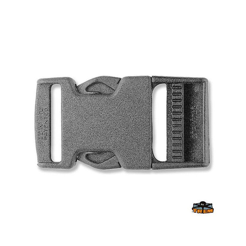 DOPPIA FIBBIA DI CHIUSURA A PULSANTI LATERALI