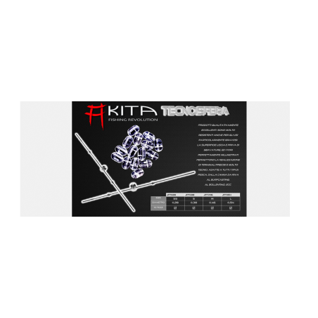 AKITA TECNOSFERE PERLINE A 4 VIE TRASPARENTI