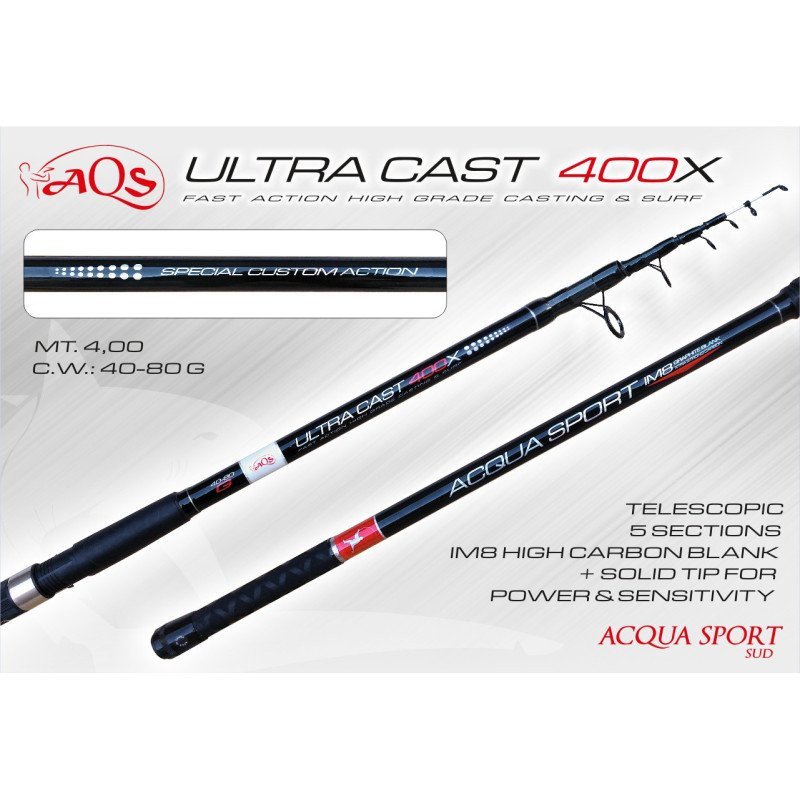 AQS CANNA ULTRACAST MT4.00 40-80GR HI CARBON