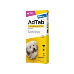 ELANCO ADTAB ANTIPARASSITARIO 2,5-5,5 KG COMPRESSE MASTICABILI