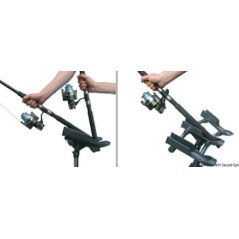 OSCULATI REGGI CANNE QUICKLIFT 2 POSTI PER TUBI 25MM