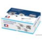 BOX DOCCIA OVALE PVC BIANCO CON MISCELATORE