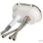 BOX DOCCIA OVALE PVC BIANCO CON MISCELATORE