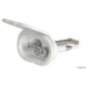 BOX DOCCIA OVALE PVC BIANCO CON MISCELATORE