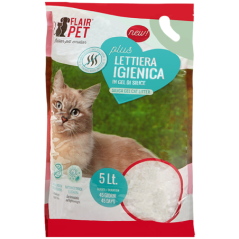FLAIRPET LETTIERA IGIENICA IN GEL DI SILICE NATURALE 5 LT
