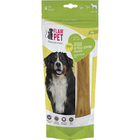 OSSO DI PELLE BOVINA PRESSATO 160gr 1PZ