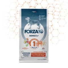 FORZA10 MEDIUM ADULT MONODIET CAVALLO E PISELLI 11-35KG