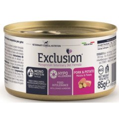EXCLUSION DIET CAT HYPOALLERGENIC MAIALE E PATATE 85GR