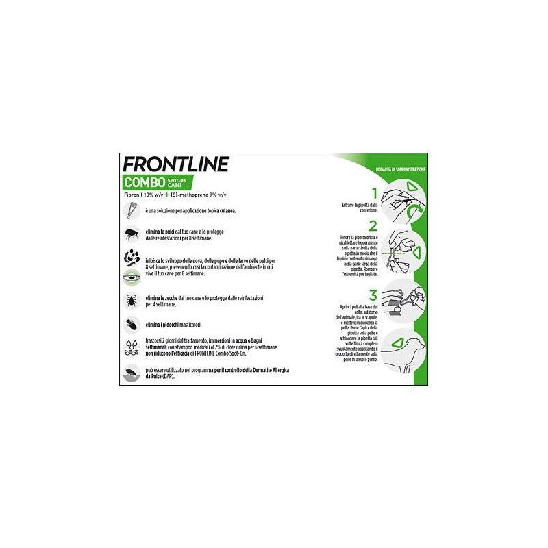 FRONTLINE COMBO CANI XL MAGGIORE DI 40KG 3 PIPETTE