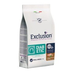 EXCLUSION SECCO DIABETIC SMALL MAIALE SORGO E PISELLI 2KG