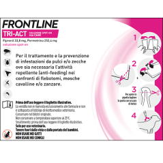 FRONTLINE TRI-ACT PER CANI 2-5KG 3 PIPETTE