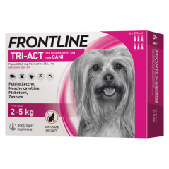 FRONTLINE TRI-ACT PER CANI 2-5KG 3 PIPETTE