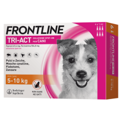FRONTLINE TRI-ACT PER CANI 5-10KG 3 PIPETTE