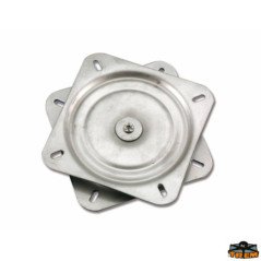 TREM BASE GIREVOLE FRIZIONATA ACCIAIO INOX 175X175