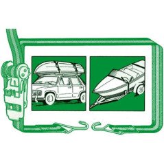 TREM CINGHIA IN POLIESTERE CON FIBBIA ACCIAIO ZINCATO