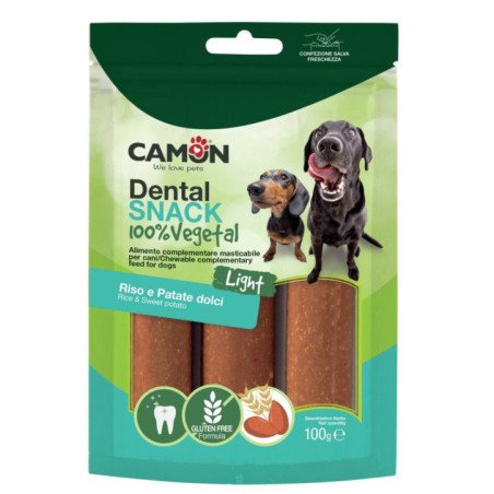CAMON DENTAL SNACK CANNOLI RIPIENI CON RISO E PATATE DOLCI