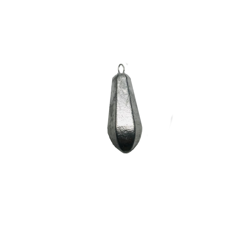 PIOMBO QUATTRO FACCIA CON ANELLO INOX