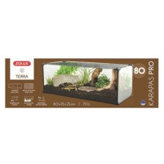 ZOLUX KARAPAS 80 PRO TERRA TARTARUGHIERA NERA