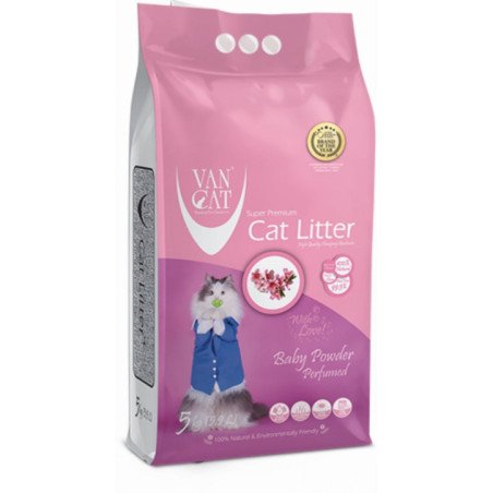 VANCAT LETTIERA PER GATTI BABY POWDER 5KG COMPACT