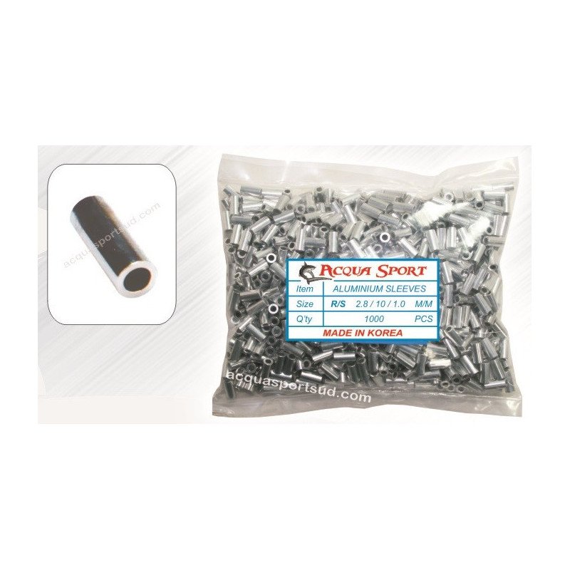 AQS GHIERETTE ALLUMINIO TONDE 1000PZ
