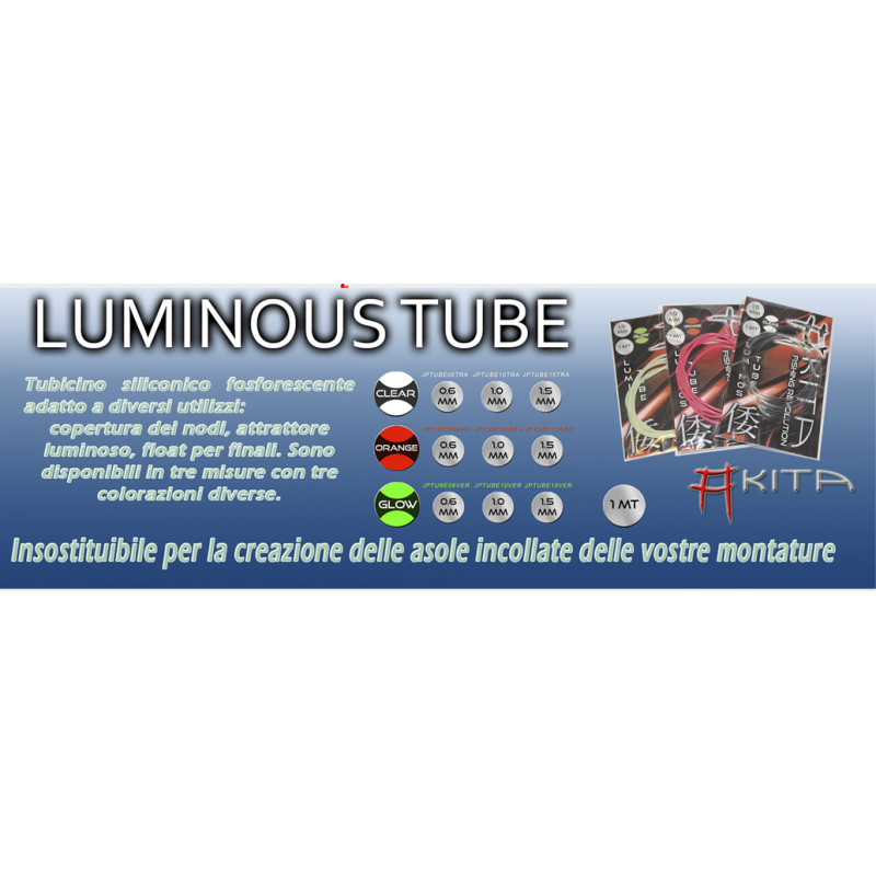 AKITA TUBICINO FLUORESCENTE 1MM