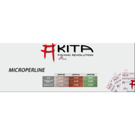 AKITA MICROPERLINE IN VETRO