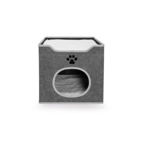 CAMON CUCCIA CUBO PER GATTI POLIESTERE CUSCINI RIMOVIBILI