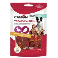 CAMON SNACK QUADROTTI ANATRA E PATATE DOLCI 80GR