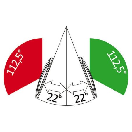 OSCULATI COPPIA LUCI DI VIA NEMO 112,5° SINISTRA E DESTRA