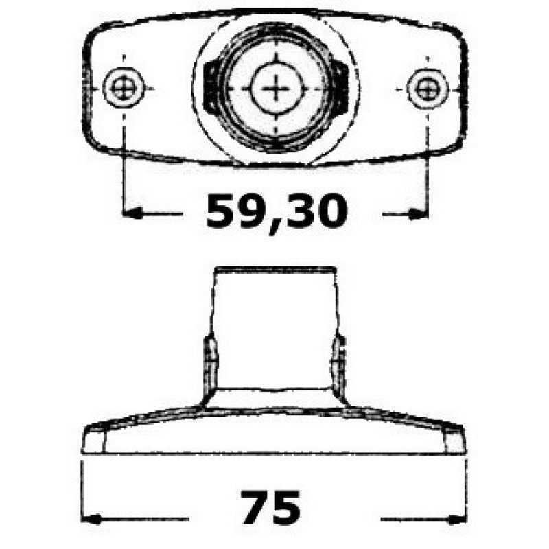 OSCULATI LUCE DI FONDA A 360° EVOLED IN ACCIAIO INOX
