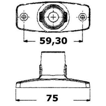 OSCULATI LUCE DI FONDA A 360° EVOLED IN ACCIAIO INOX
