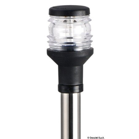 OSCULATI ASTA INOX TELESCOPICA 360° FANALE PLASTICA NERA