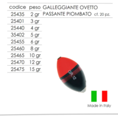 EXPERT GALLEGGIANTE OVETTO PIOMBATO PASSANTE