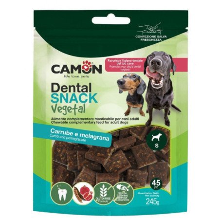CAMON SNACK DENTYVEGS VEGETAL CARRUBE E MELAGRANA