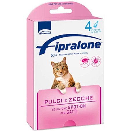 FIPRALONE SPOT ON GATTO 4 PIPETTE