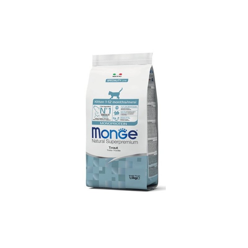 MONGE CROCCANTINI GATTO KITTEN TROTA