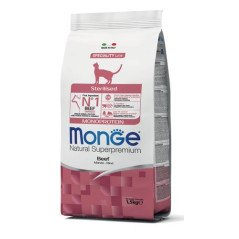 MONGE CROCCANTINI GATTO STERILIZZATO MANZO 1.5KG