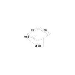 OSCULATI BOX DOCCIA NEW EDGE BIANCO CON TUBO