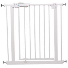 LEOPET CANCELLO SICUREZZA BIANCO CON ESTENZIONI 110X79 CM