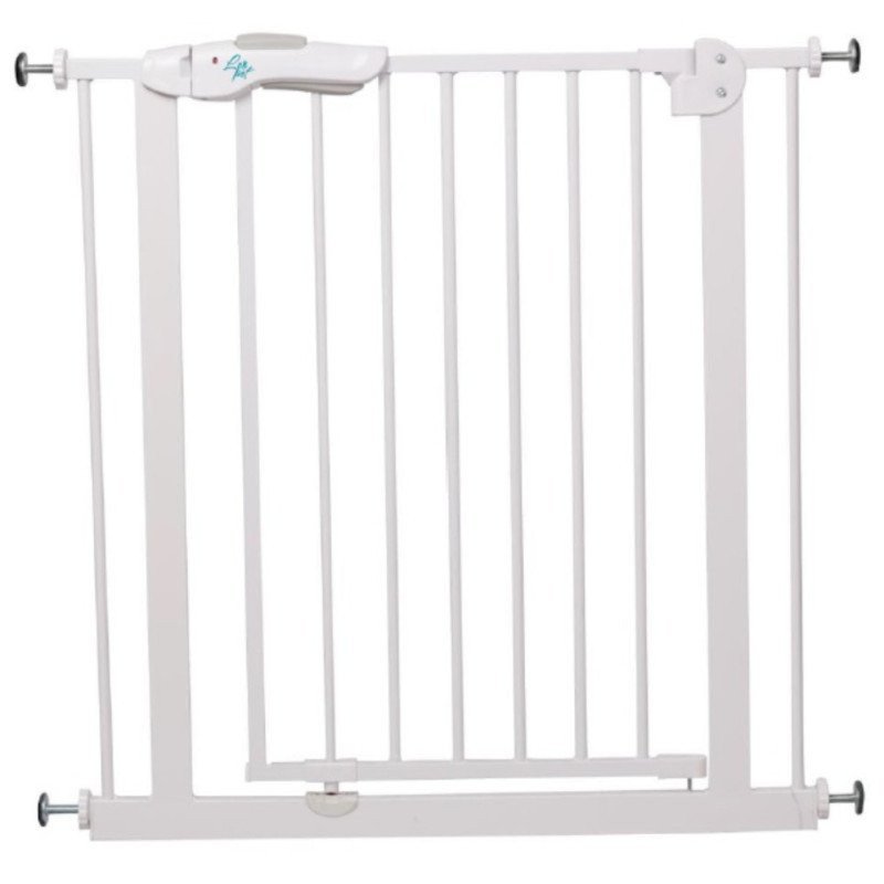 LEOPET CANCELLO SICUREZZA BIANCO CON ESTENZIONI 110X79 CM