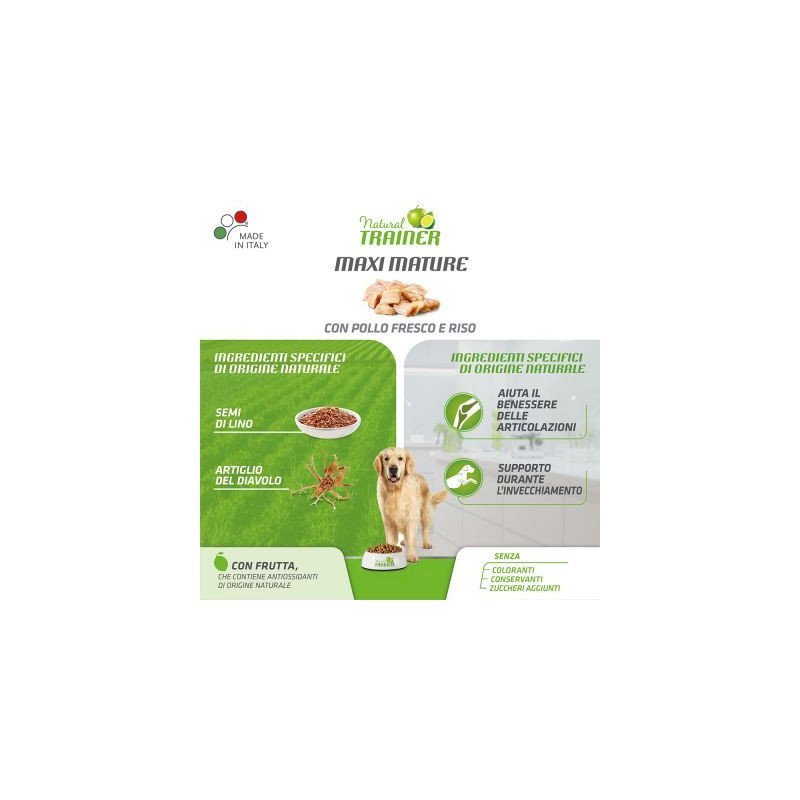 NATURAL TRAINER MATURE MAXI AL POLLO 12KG