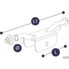 TUBERTINI CANNA AXYRA SURF CASTING 4.50MT
