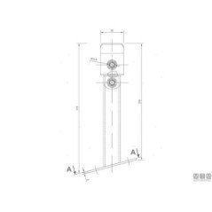 MTM STAFFA FISSAGGIO FERMAPRUA DOMAR