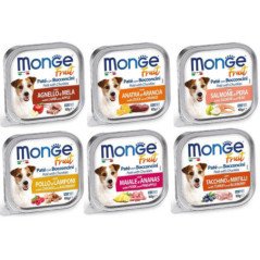 MONGE VASHETTE FRUIT DOG PATE' CON BOCCONCINI 100GR