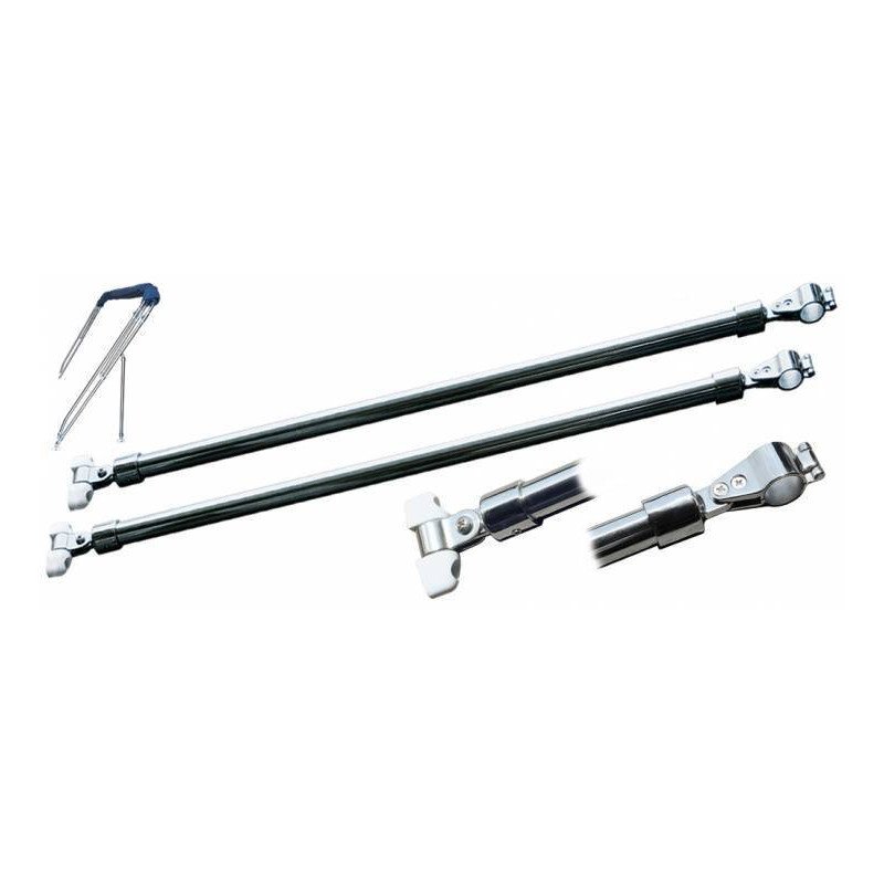 PUNTONE RIGIDO INOX PER CAPOTTINE PARASOLE PER TENDALINI