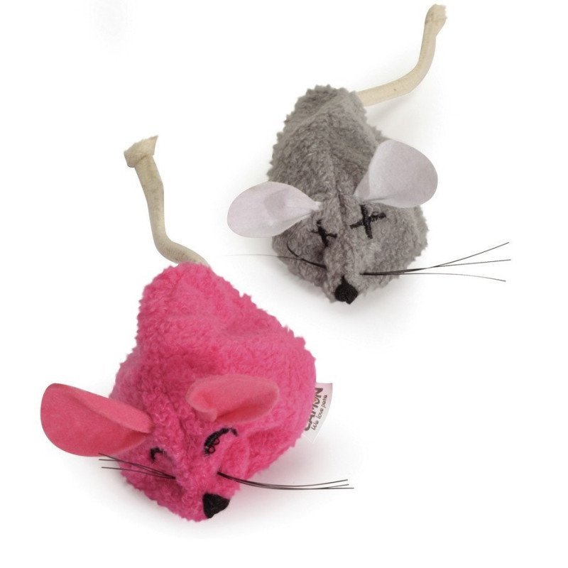 CAMON TOPINO IN PELUCHE CON PORTA ERBA GATTA