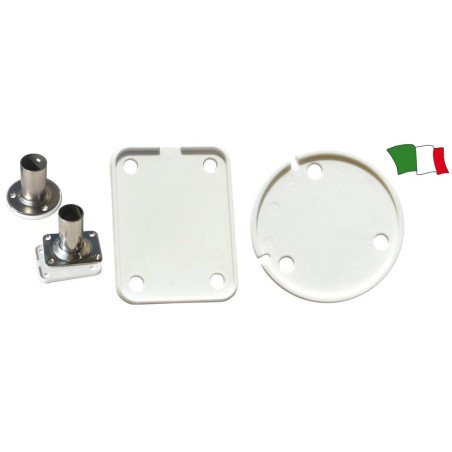 SOTTOBASE BIANCA PER CANDELIERE TONDA