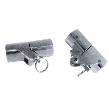 GFN SNODO DOPPIO CON BLOCCO A 90° IN ACCIAIO INOX AISI 316